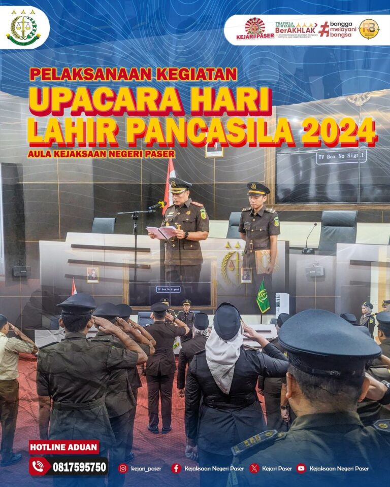kegiatan upacara Hari Lahir Pancasila tahun 2024