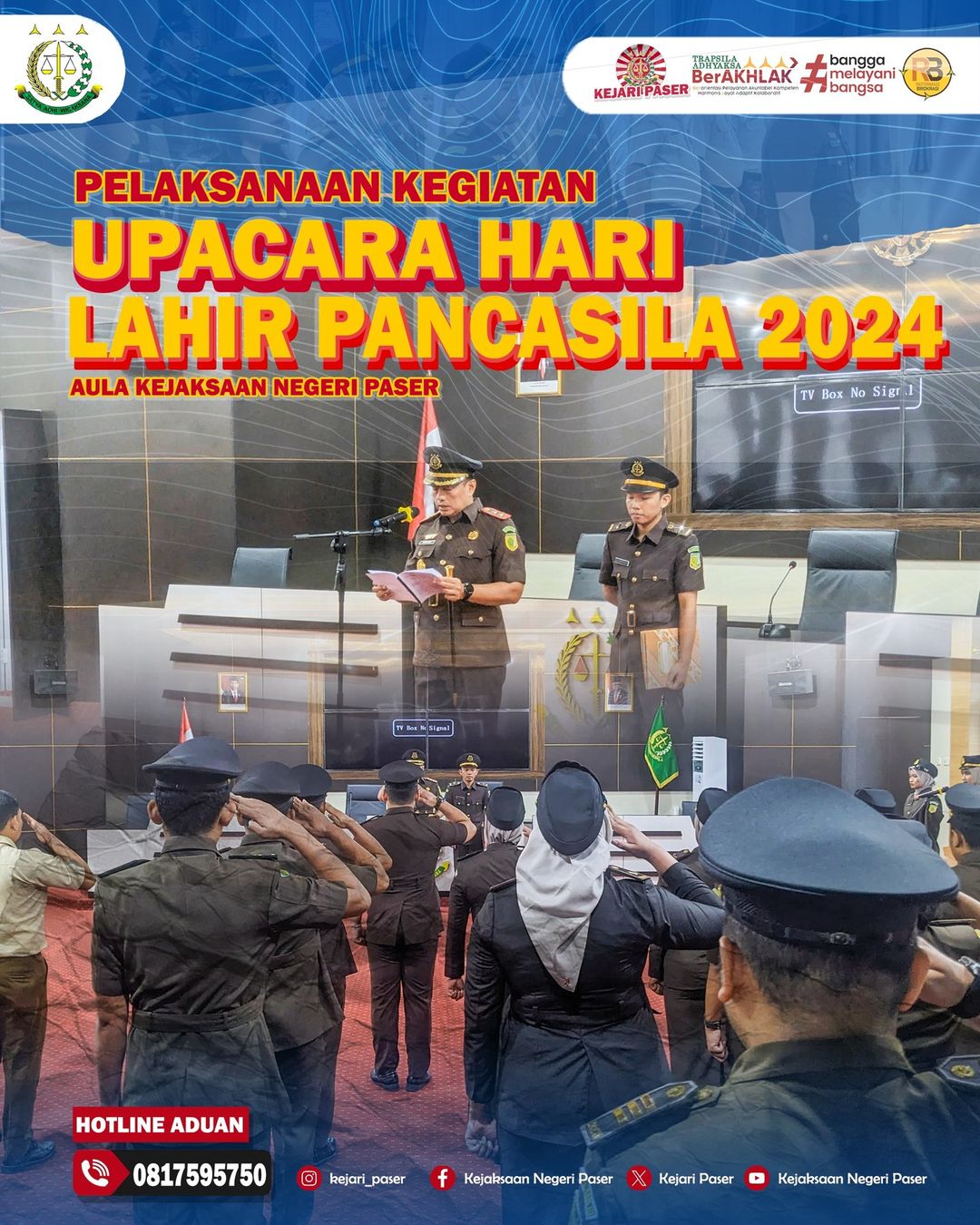 kegiatan upacara Hari Lahir Pancasila tahun 2024