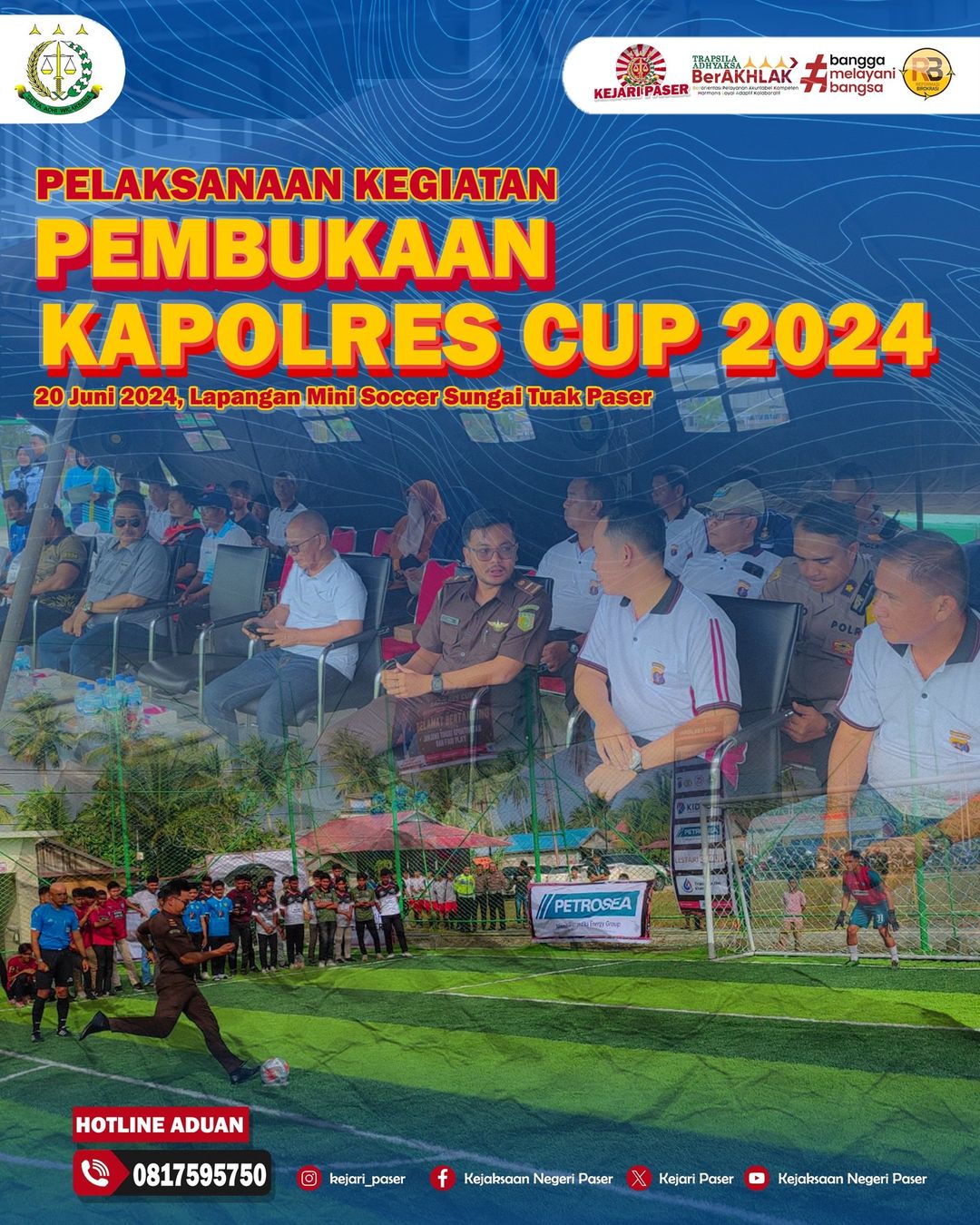 Pelaksaan Kegiatan Pembukaan Kapolres Cup 2024