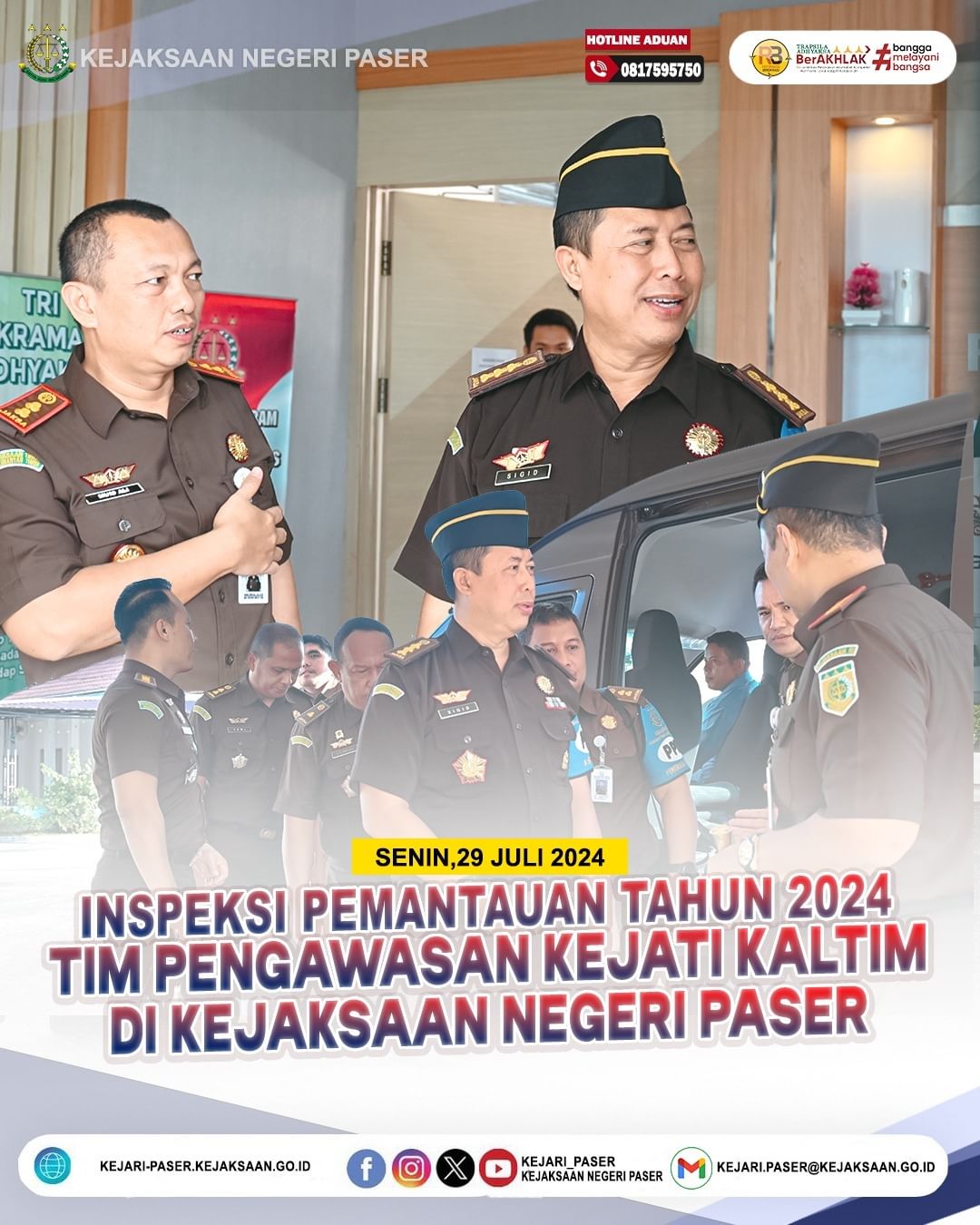 nspeksi Pemantauan dari Bidang Pengawasan Kejaksaan Tinggi Kalimantan Timur