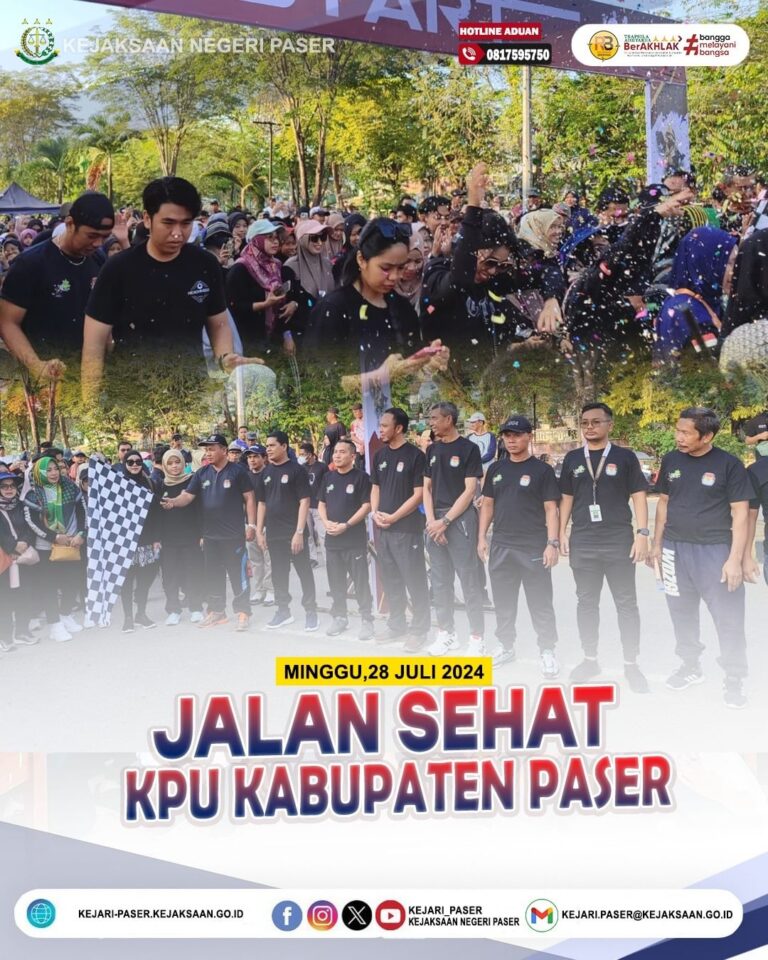 Kegiatan Jalan Sehat KPU Kabupaten Paser
