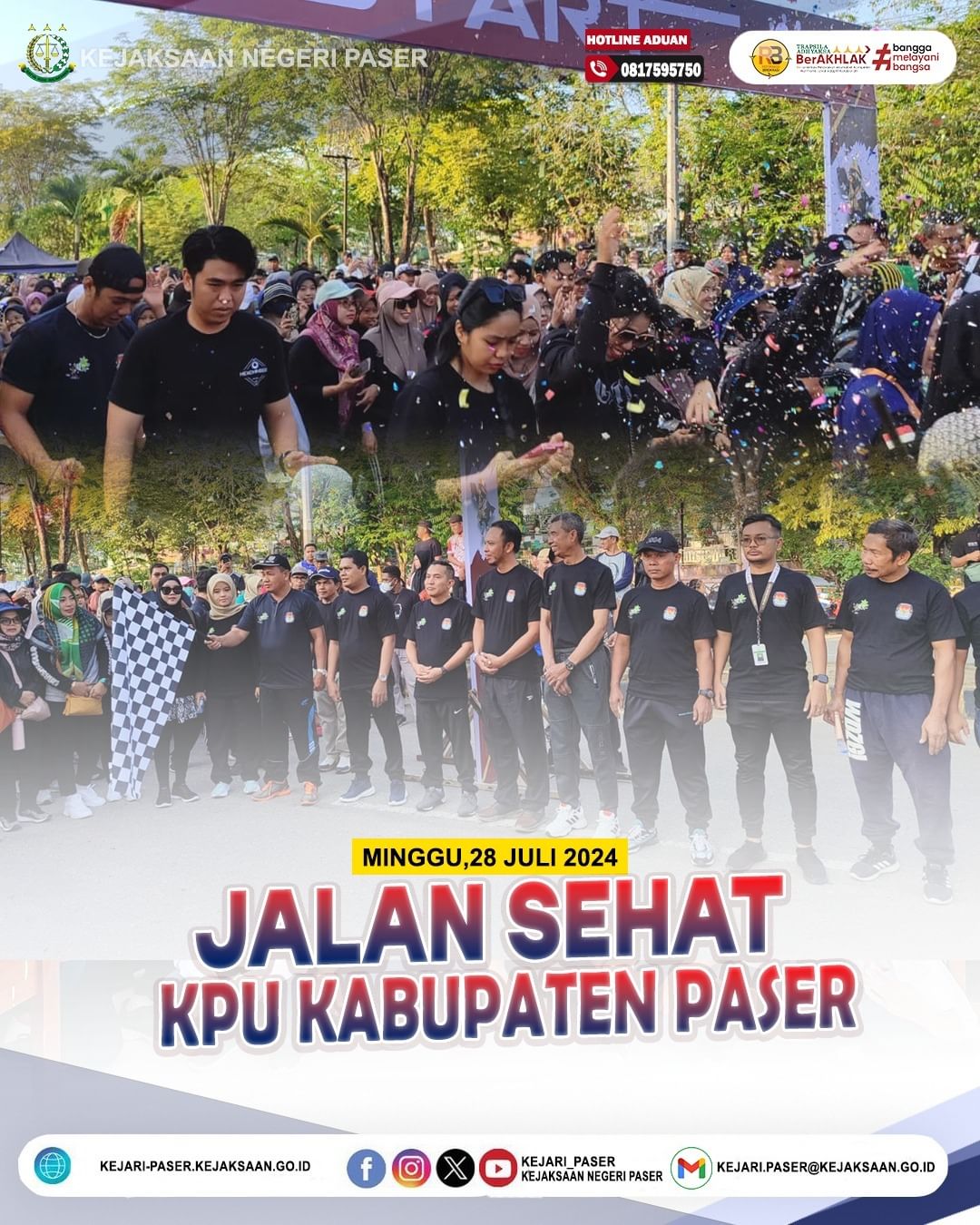 Kegiatan Jalan Sehat KPU Kabupaten Paser