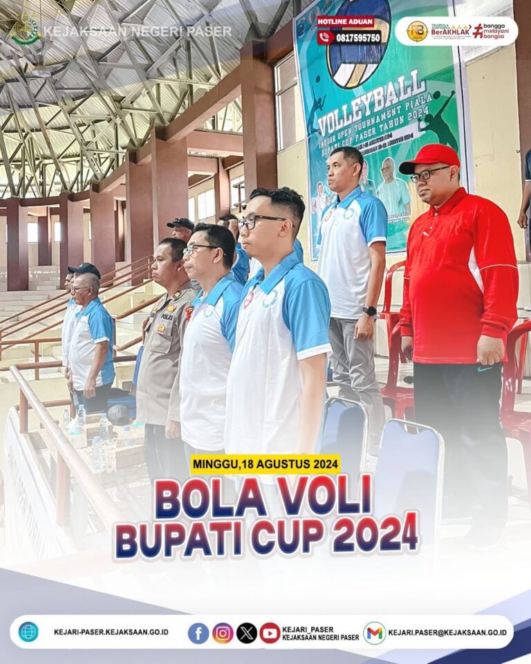 undangan Pembukaan Bupati Cup pertandingan Bola Voli tahun 2024.