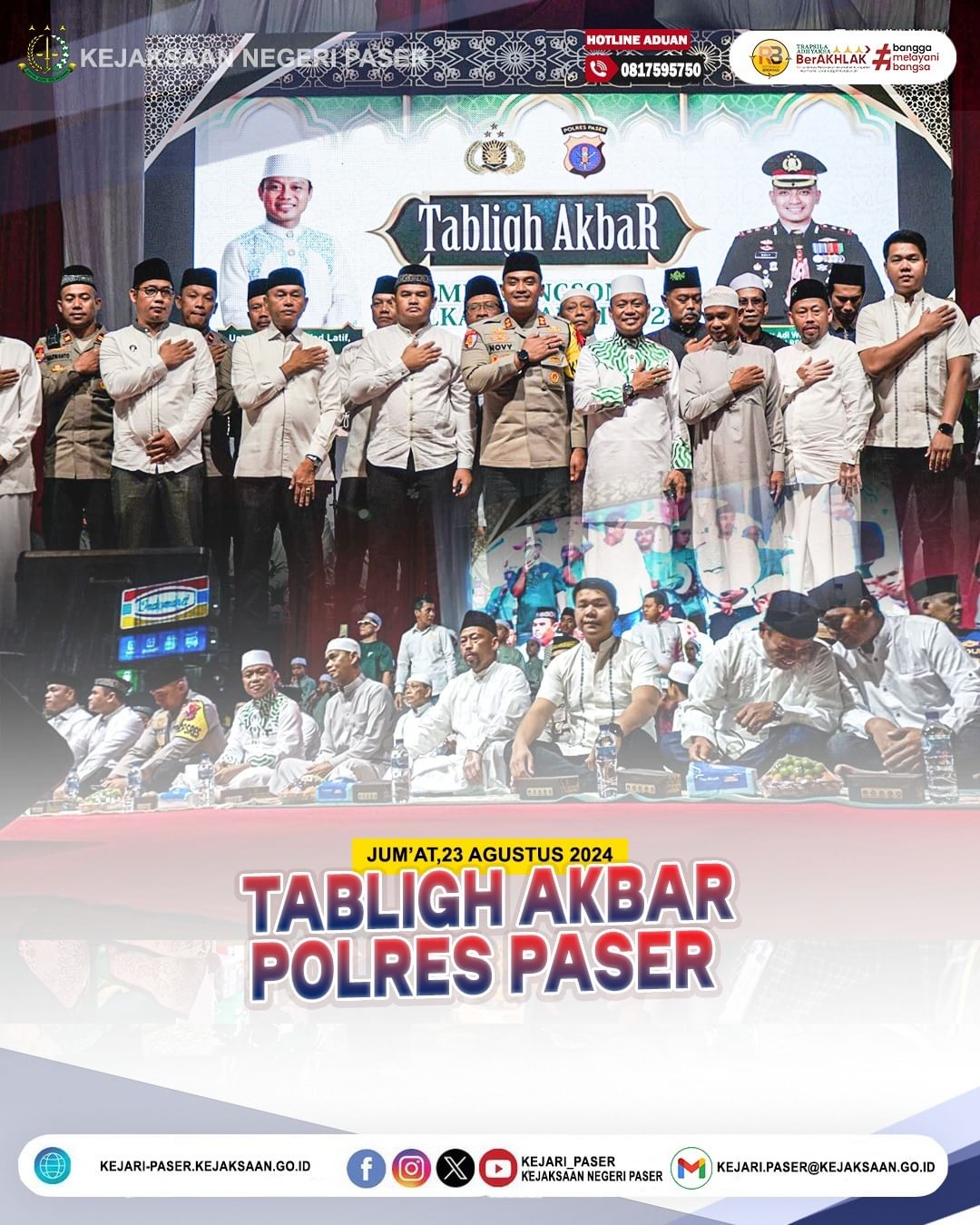 undangan Tabligh Akbar Polres Paser