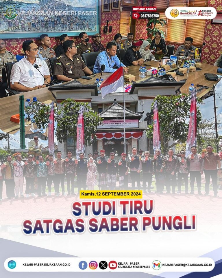 kegiatan “Studi Tiru Satgas Saber Pungli”