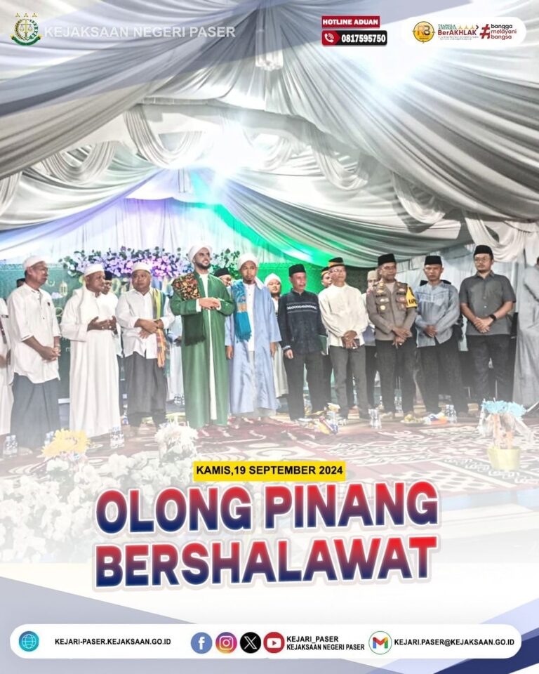 Rangka menghadiri Olong Pinang Bersholawat.