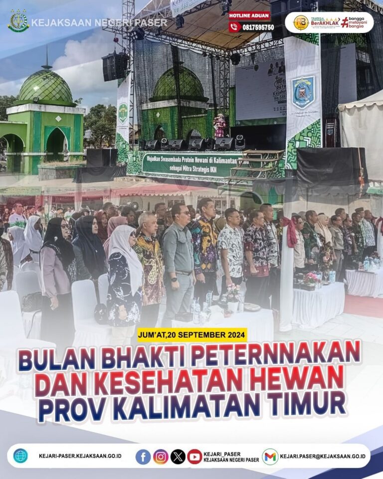 menghadiri "Bulan Bhakti Peternakan dan Kesehatan Hewan Prov. Kalimantan Timur"