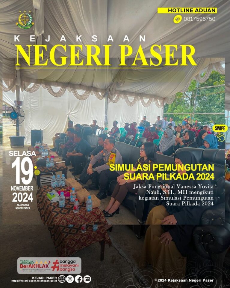 Kegiatan Simulasi Pemungutan Suara Pilkada 2024