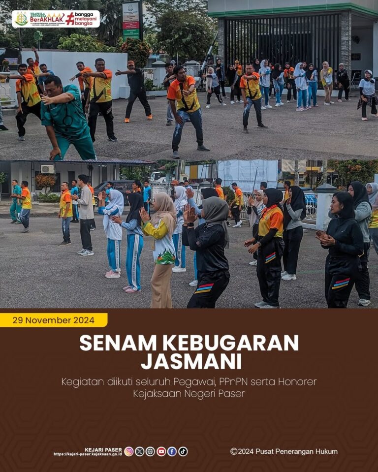 kegiatan Senam Kebugaran Jasmani