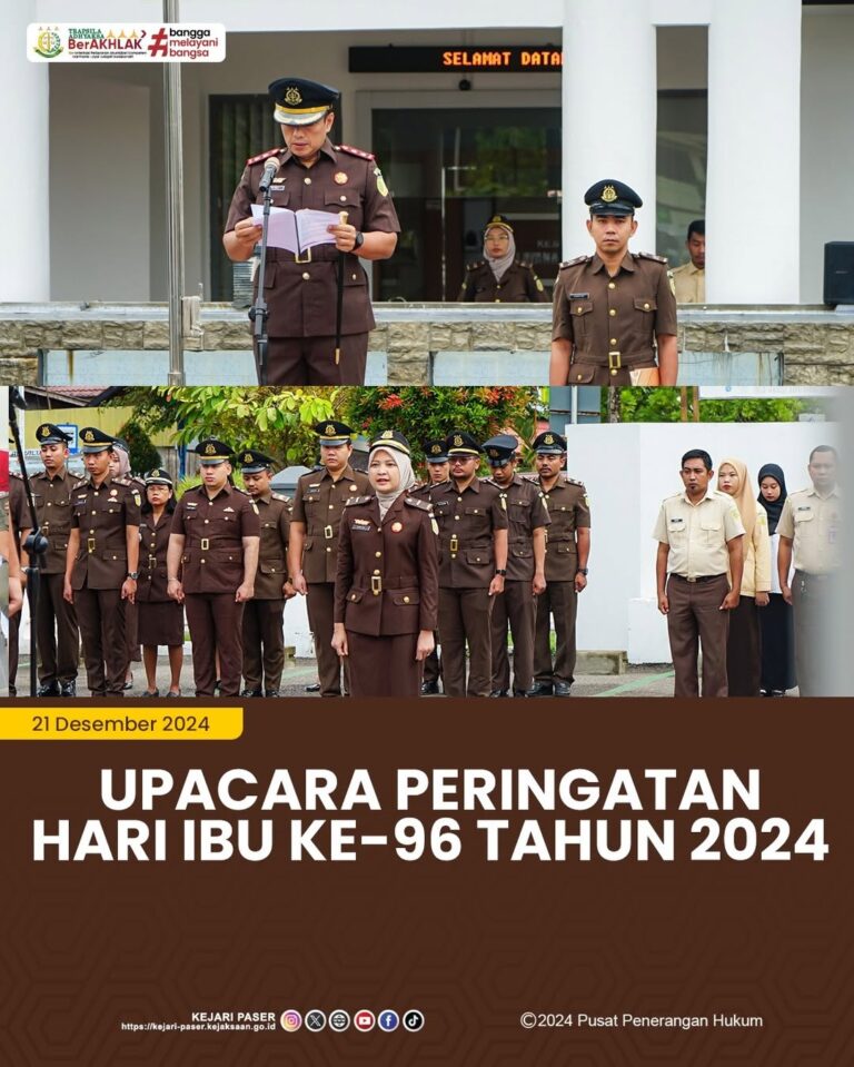 kegiatan Upacara Peringatan Hari Ibu ke 96 Tahun 2024