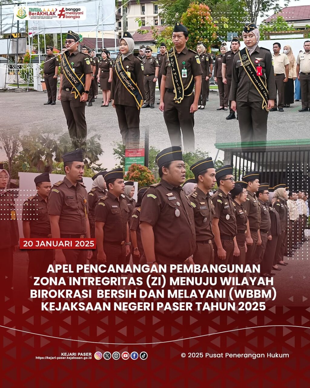 Apel Pencanangan Pembangunan Zona Integritas Wilayah Bebas Dari Korupsi (WBK) menuju Wilayah Birokrasi Bersih Melayani (WBBM)