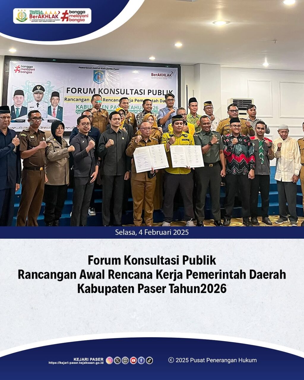 Forum Konsultasi Publik Rancangan Awal RKPD Kab.Paser 2026
