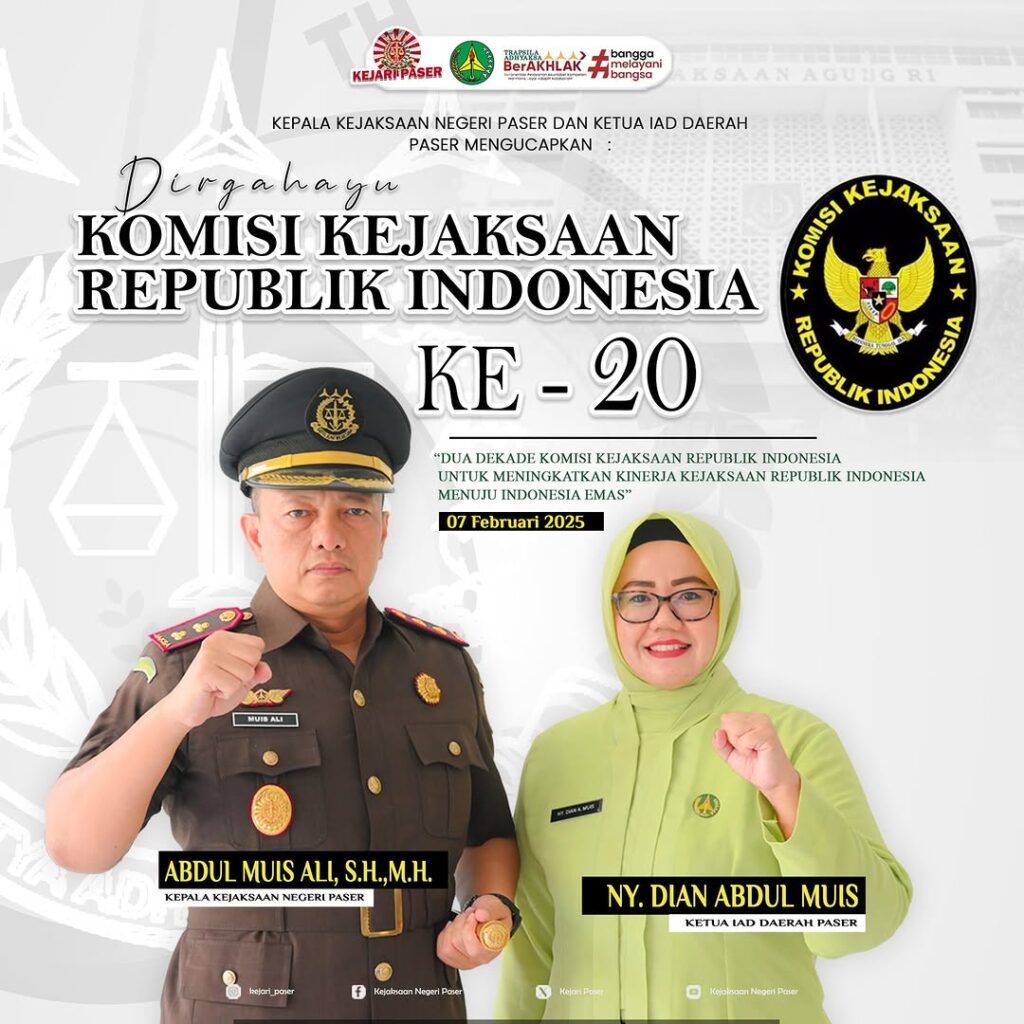 Dirgahayu Komisi Kejaksaan Republik Indonesia ke - 20