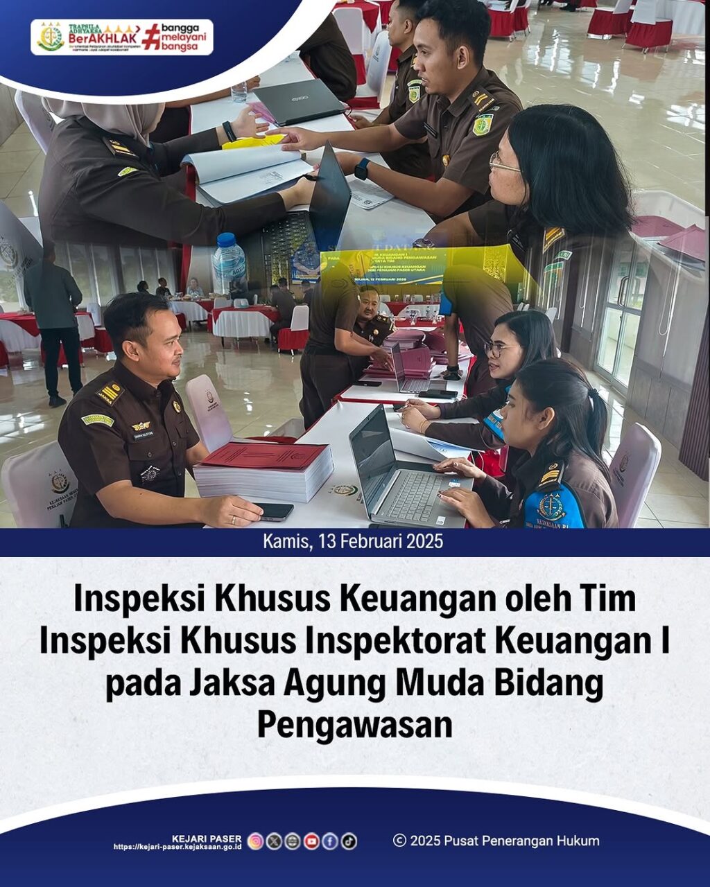 Inspeksi Khusus Keuangan pada Kejaksaan Negeri Paser