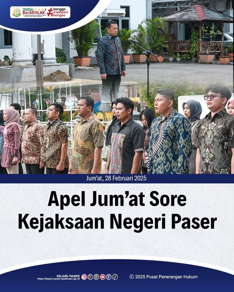 kegiatan Apel Jumat Sore