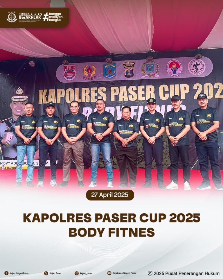 menghadiri Pembukaan Kejuaraan Kapolres Paser Cup Classic Power Lifter dan Body Fitness.