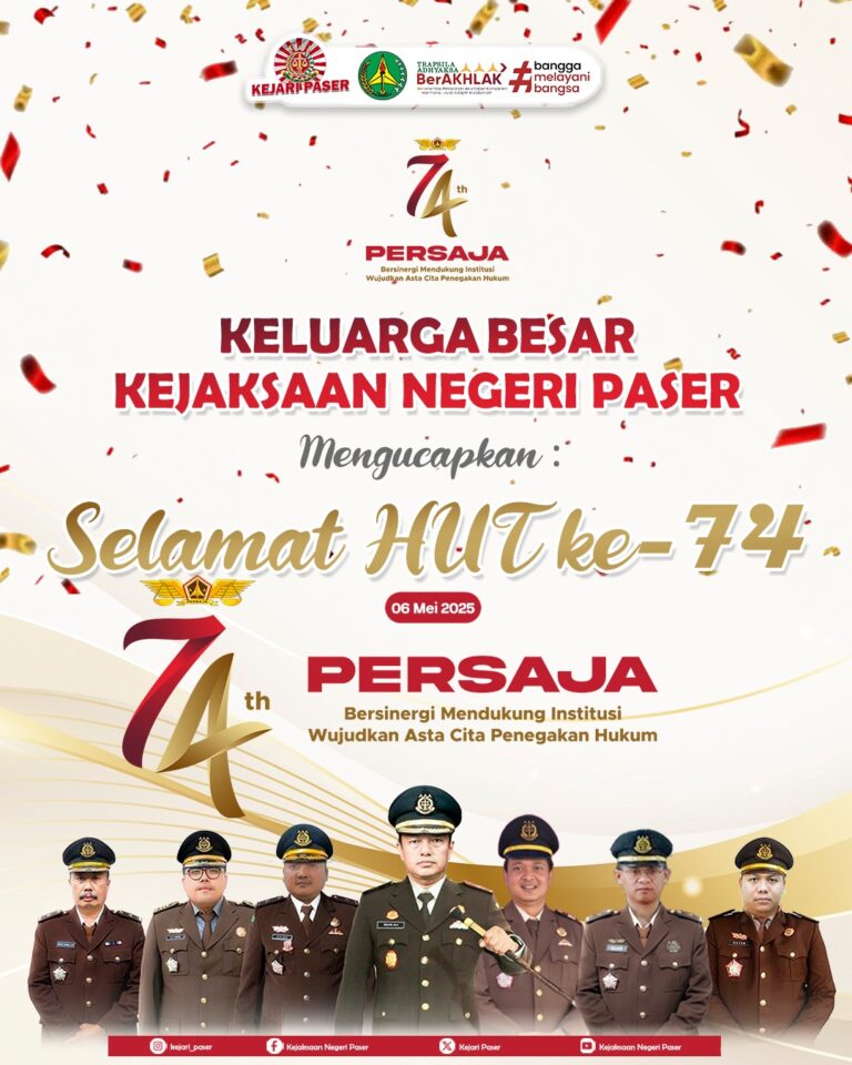 Selamat HUT ke - 74 PERSAJA