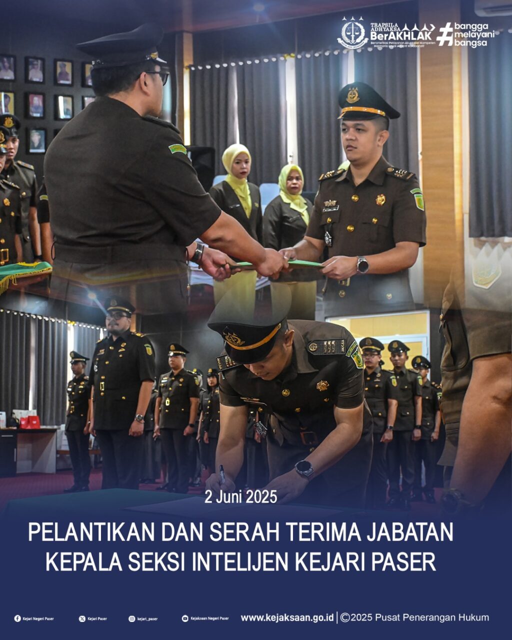 Pelantikan dan Serah Terima Jabatan