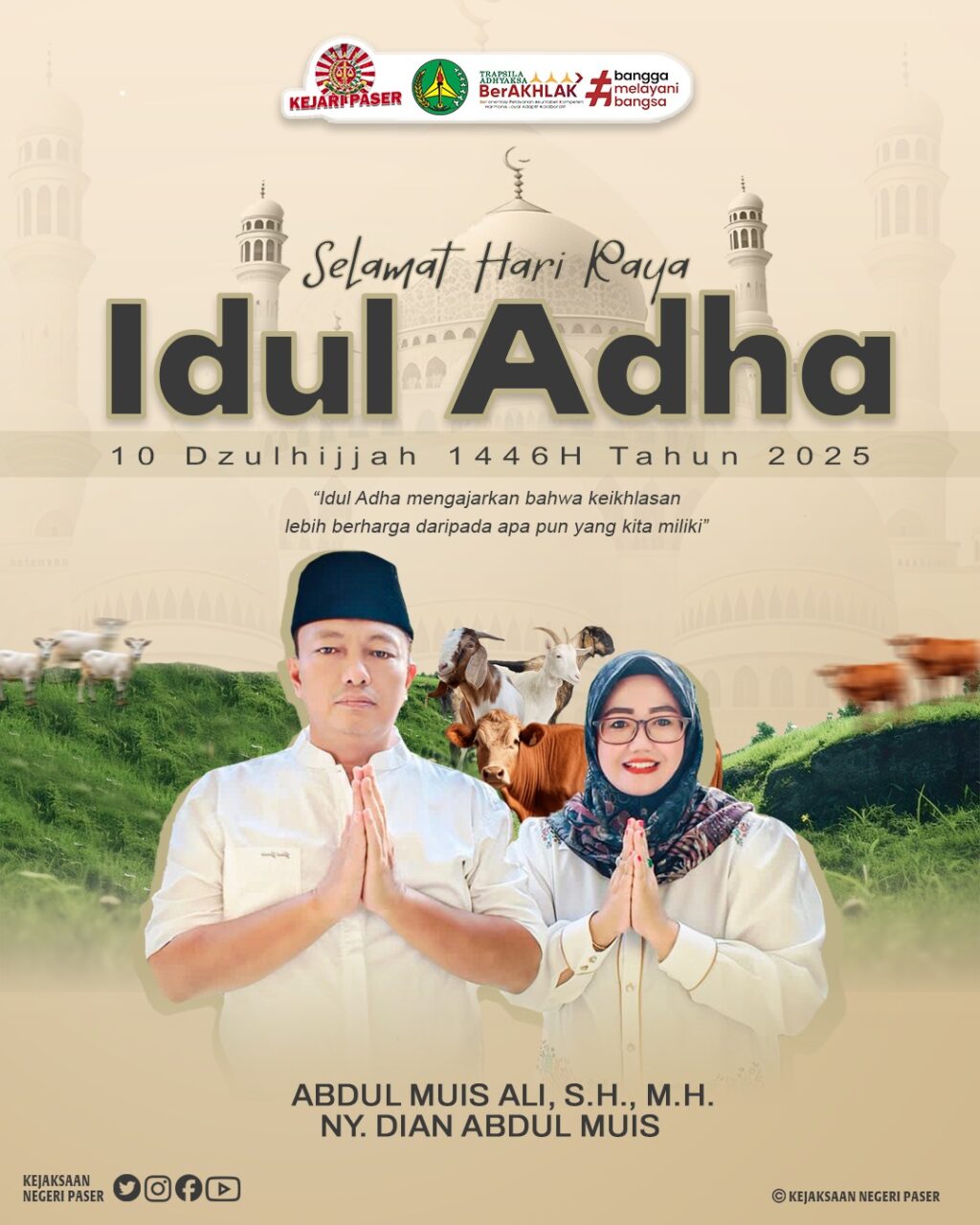 Selamat Hari Raya Idul Adha 10 Dzulhijjah 1446 Hijriyah