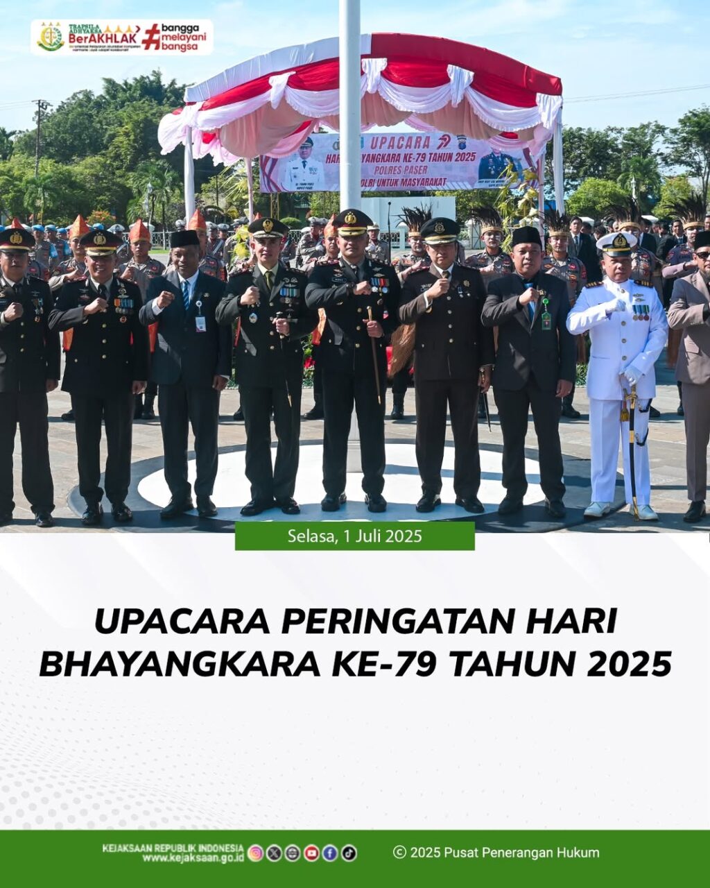 egiatan Upacara Peringatan Hari Bhayangkara ke-79 Tahun 2025