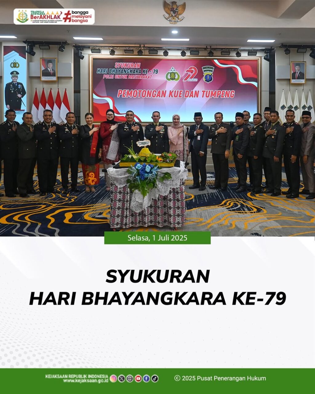 kegiatan Syukuran dalam rangka Peringatan Hari Bhayangkara ke 79