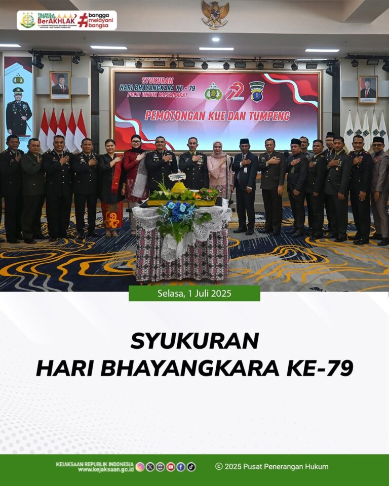 kegiatan Syukuran dalam rangka Peringatan Hari Bhayangkara ke 79