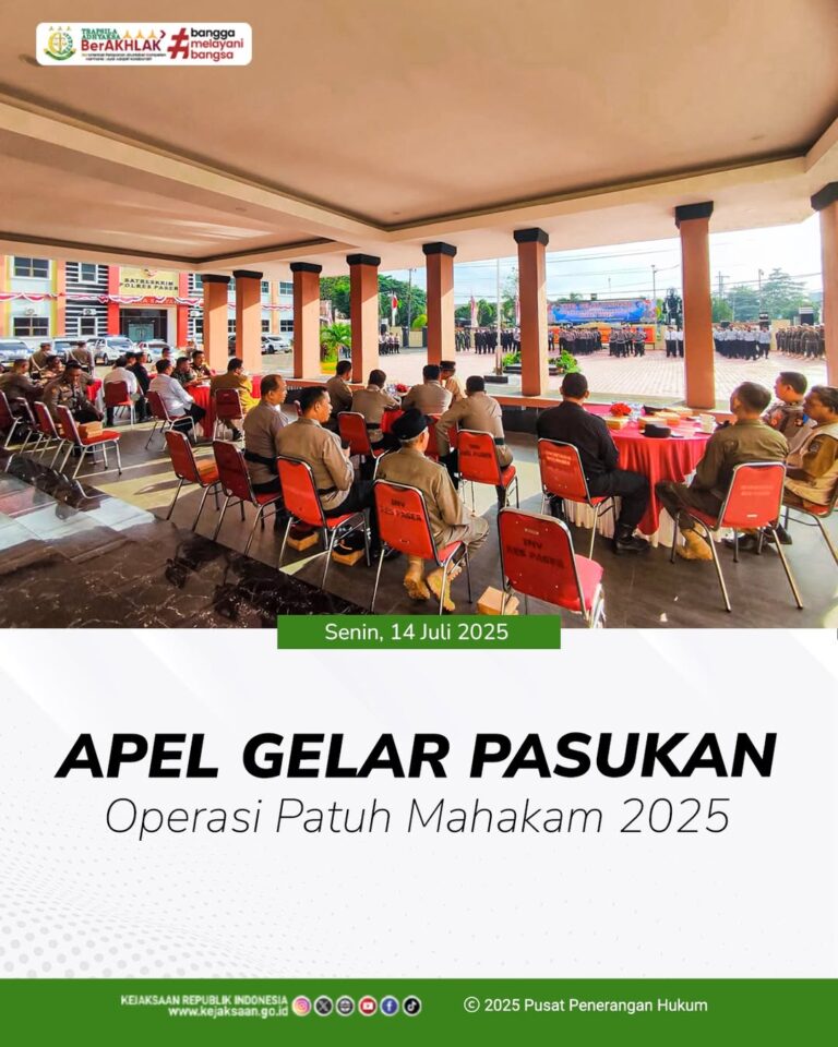Undangan Apel Gelar Pasukan di Polres Paser