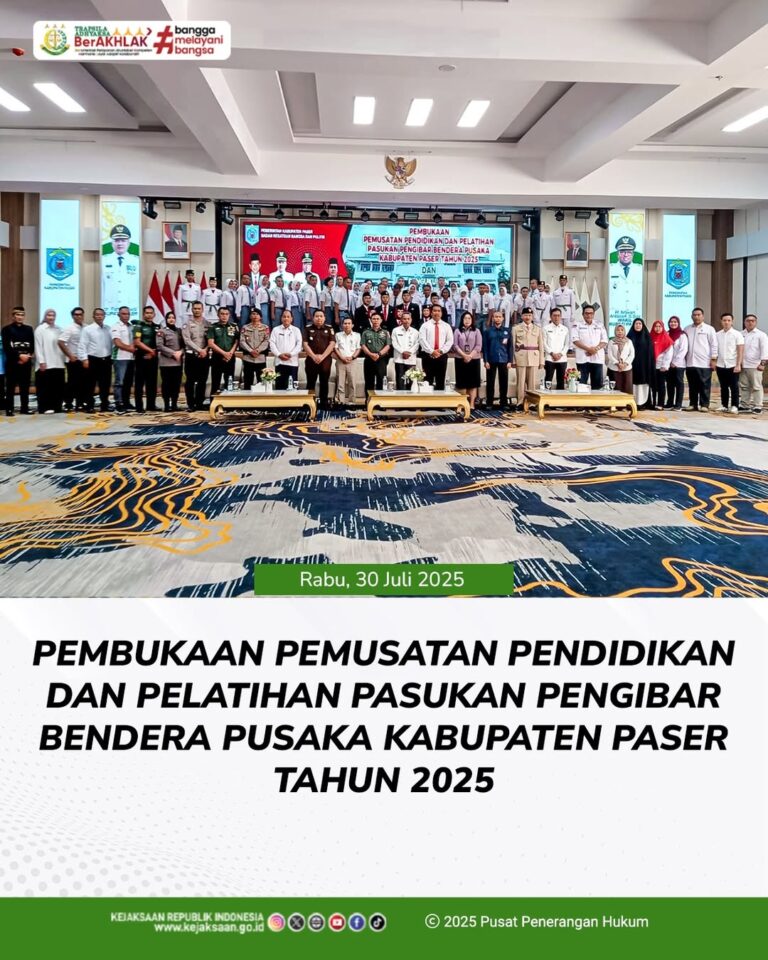 Pembukaan Pemusatan Pendidikan dan Pelatihan Calon Paskibraka Tahun 2025