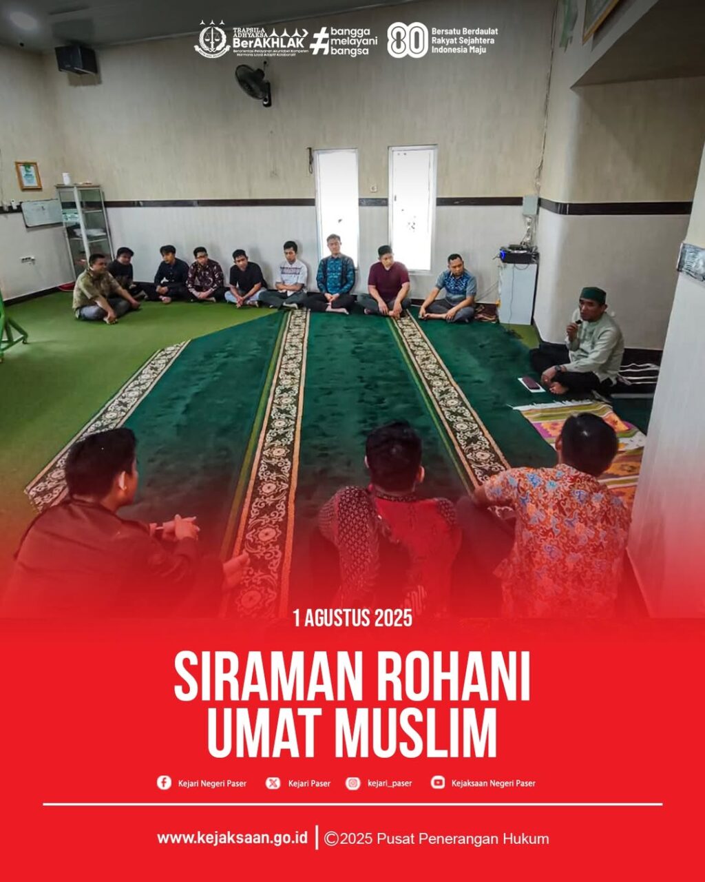 kegiatan Siraman Rohani Umat Muslim