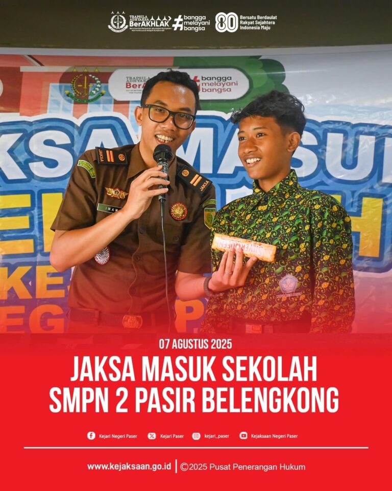Jaksa Masuk Sekolah yang bertempat di SMPN 2 Pasir Belengkong.