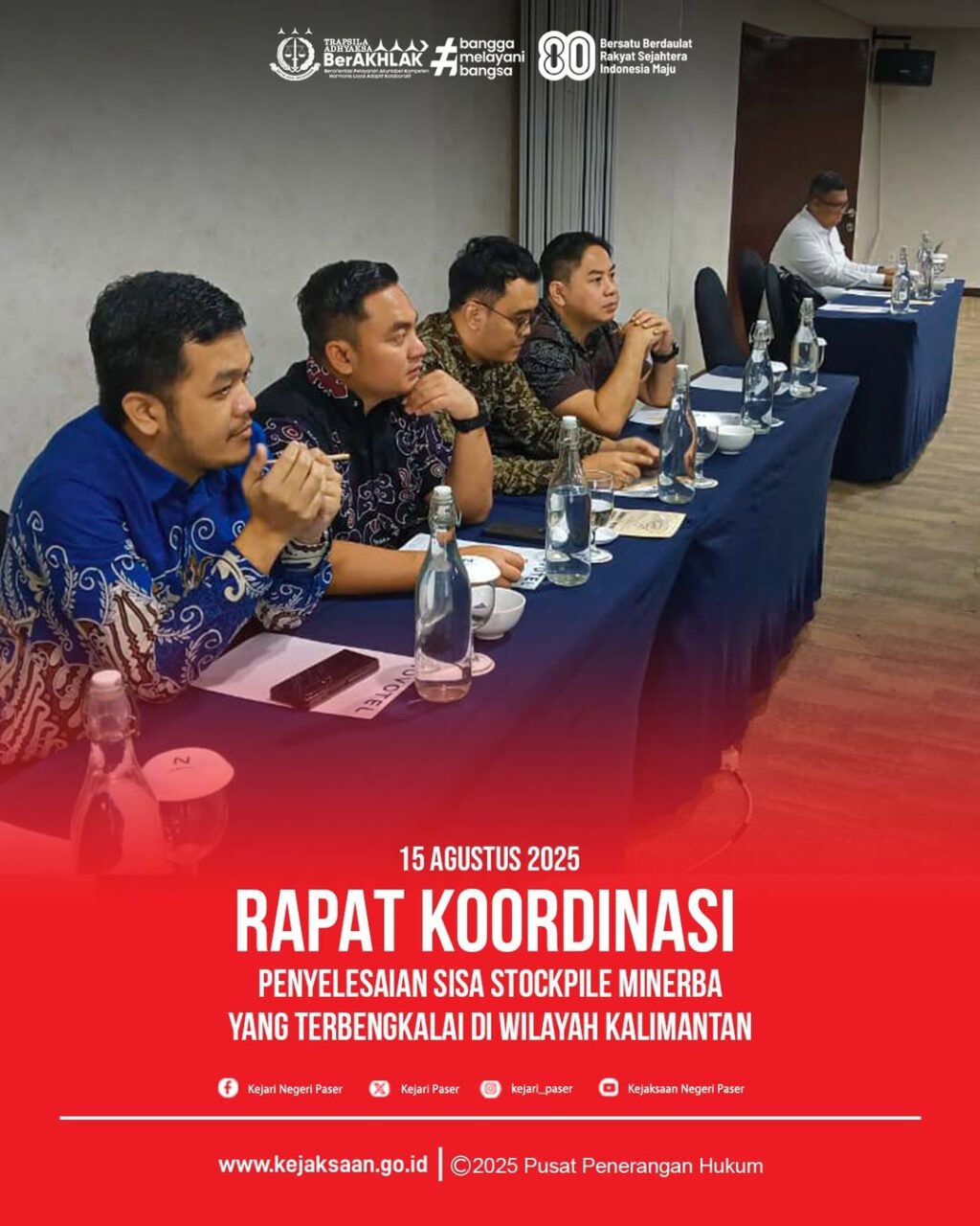 Rapat Koordinasi/Brainstorming Penyelesaian Sisa Stockpile Minerba yang Terbengkalai di Wilayah Kalimantan