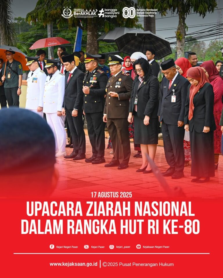 Kegiatan Upacara Ziarah Nasional yang merupakan Rangkaian Kegiatan HUT RI ke-80