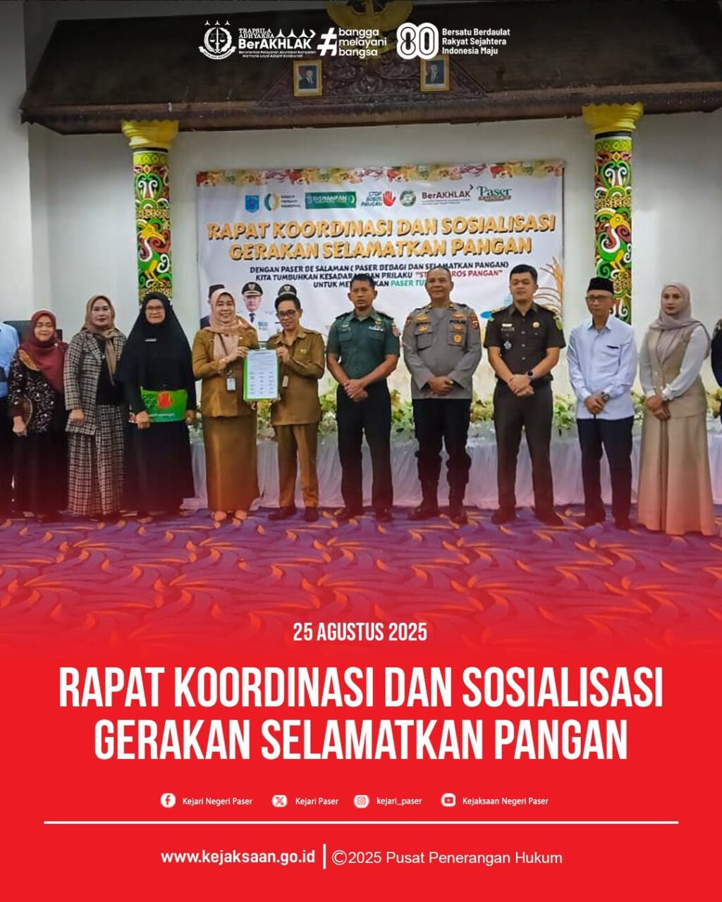 Rapat Koordinasi dan Sosialisasi Gerakan Selamatkan Pangan