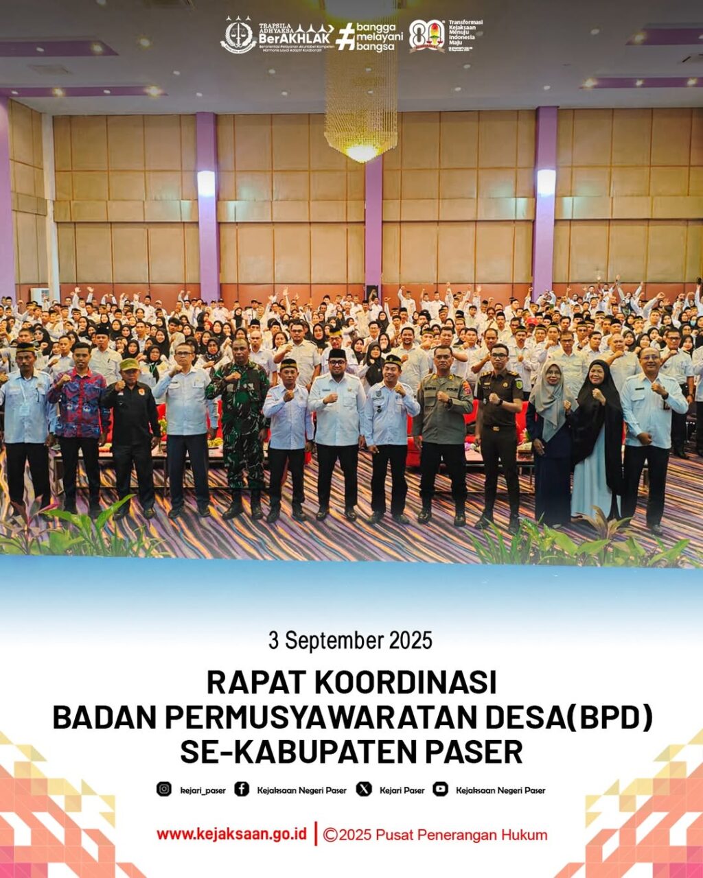 Undangan Pembukaan Rapat Koordinasi Daerah BPD.