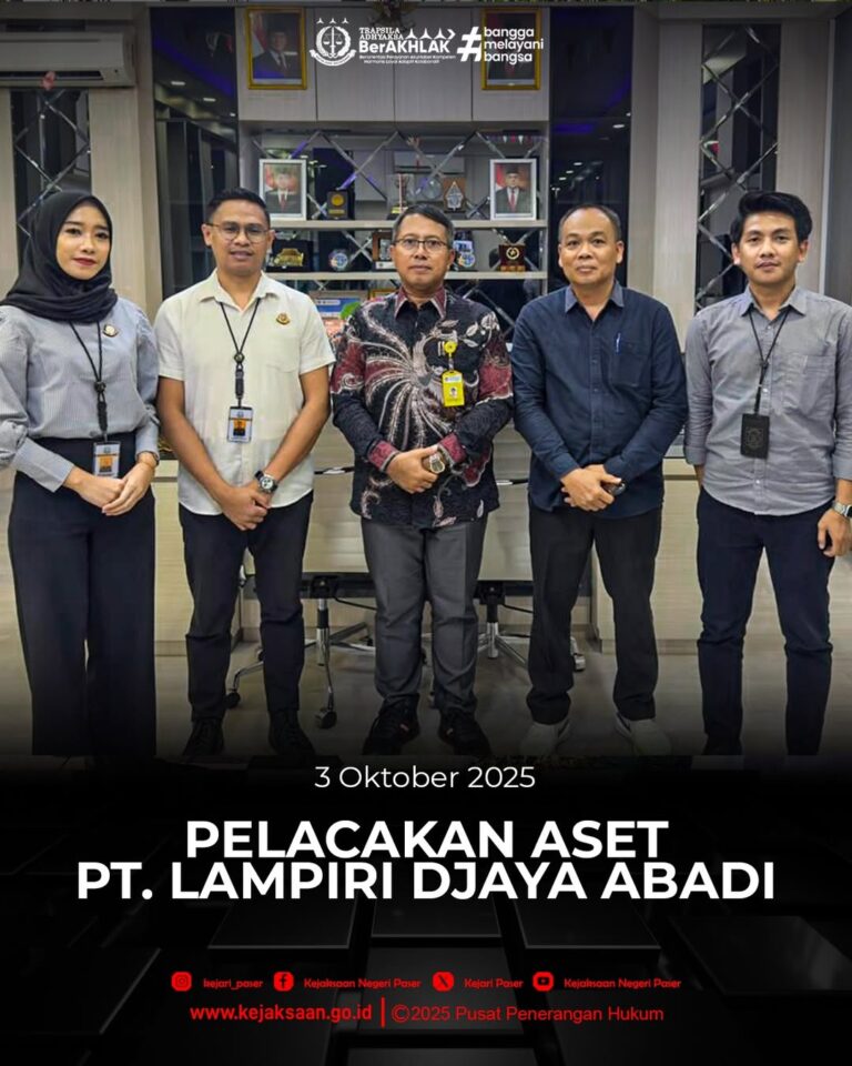 giat pelacakan aset PT. Lampiri Djaya Abadi