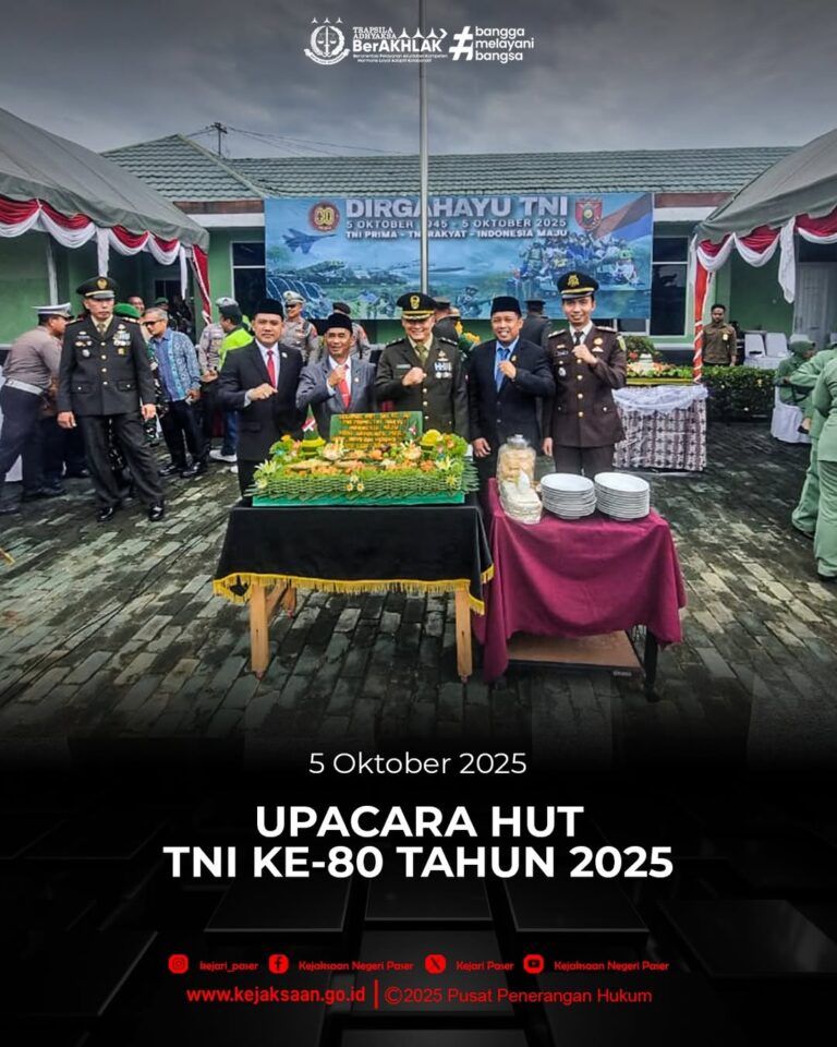 Upacara HUT Ke-80 TNI Tahun 2025