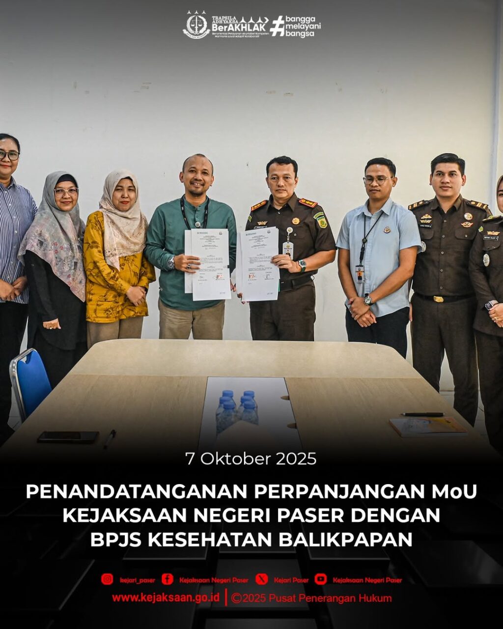 penandatanganan Kesepakatan Bersama Antara Kejaksaan Negeri Paser