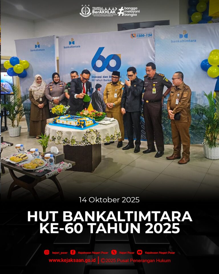 undangan HUT BANKALTIMTARA KE-60 tahun.