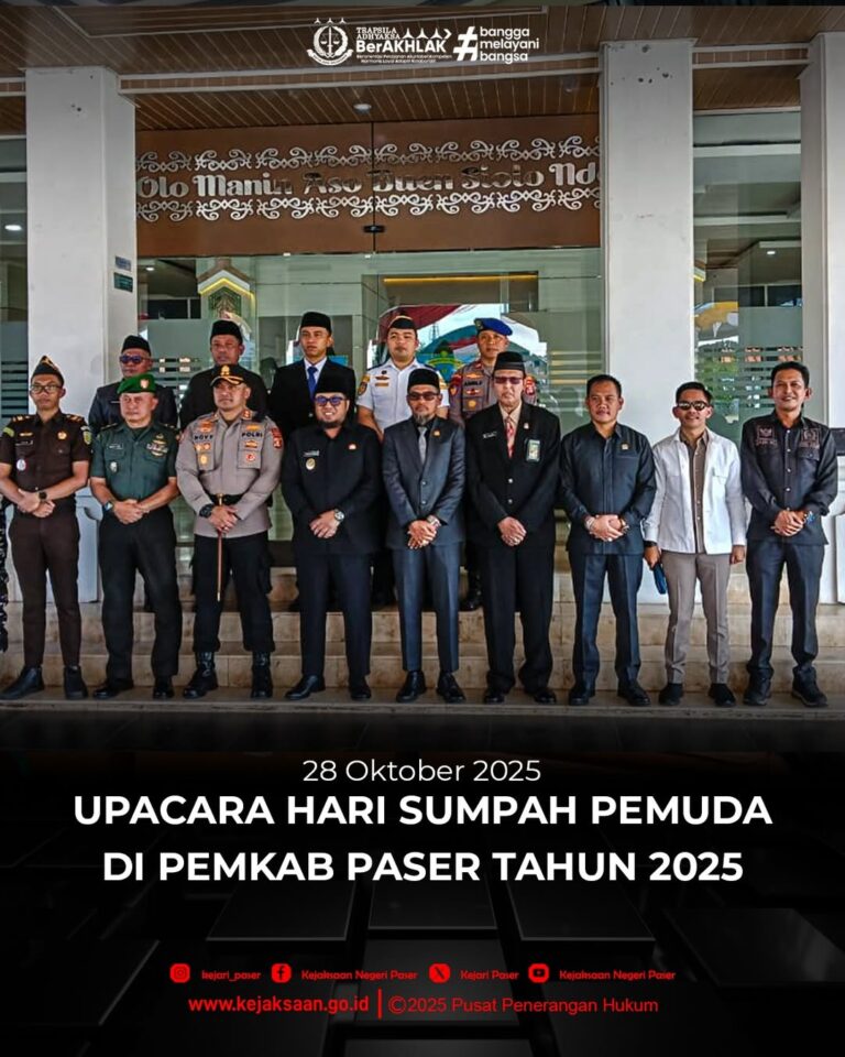 Kegiatan Upacara Hari Sumpah Pemuda Kabupaten Paser Tahun 2025.