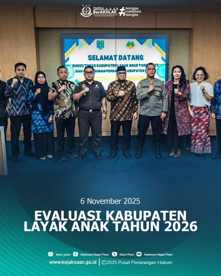 menghadiri Pembahasan Evaluasi Kabupaten Layak Anak Tahun 2026.