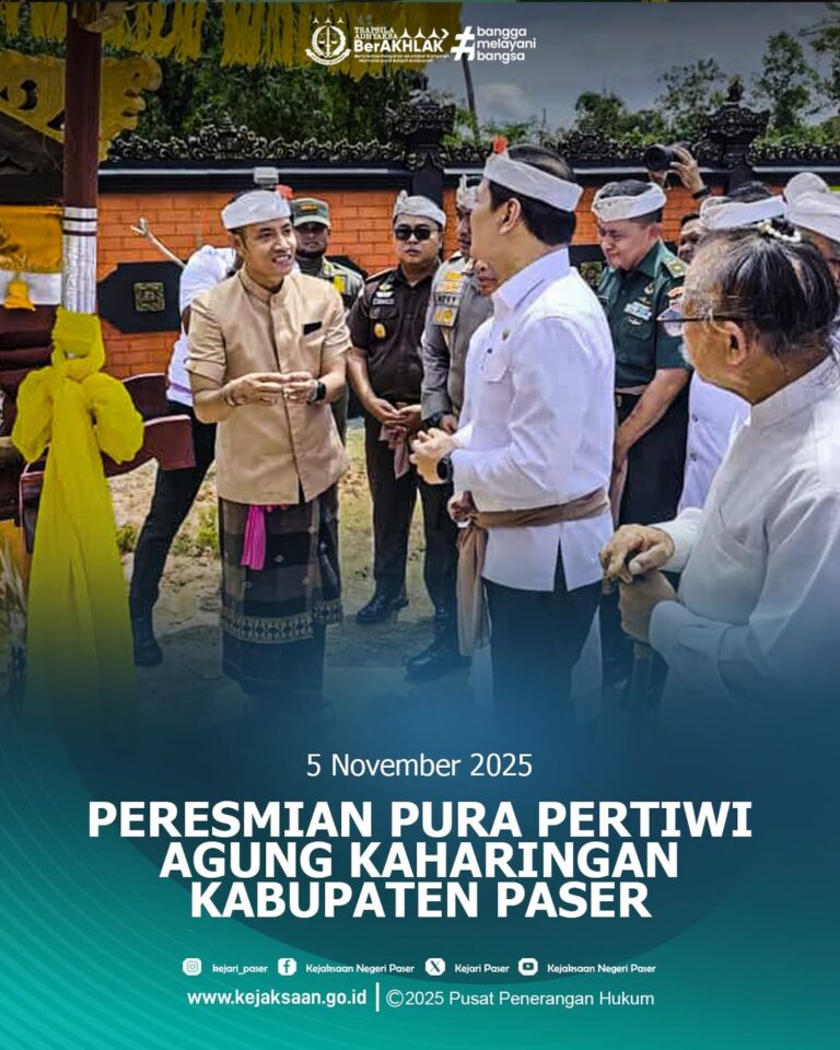 Peresmian Pura Pertiwi Agung Kaharingan Kabupaten Paser.