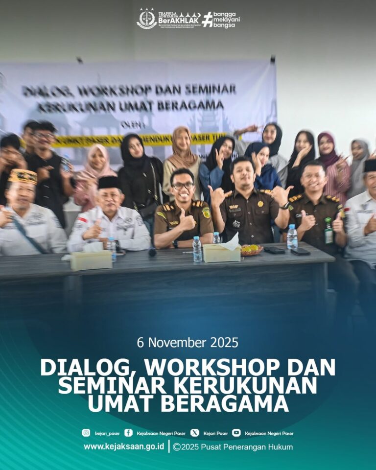 menjadi Narasumber pada Kegiatan Dialog, Warkshop dan Seminar Kerukunan Umat Beragama yang dihadiri oleh Mahasiswa/i UMKT Kaltim,