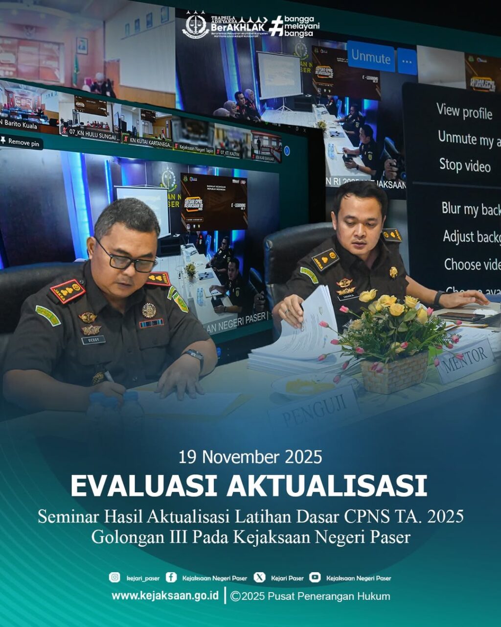 Seminar Laporan Aktualisasi CPNS Golongan III Tahun 2025📚