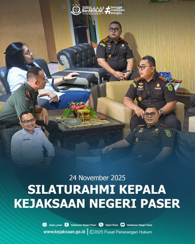 kunjungan Silaturahmi di Pengadilan Tanah Grogot, Rutan Tanah Grogot dan Kodim 0904 Paser.