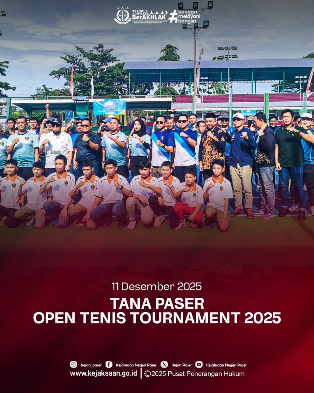 kegiatan Tana Paser Open Tenis Tournament 2025 .