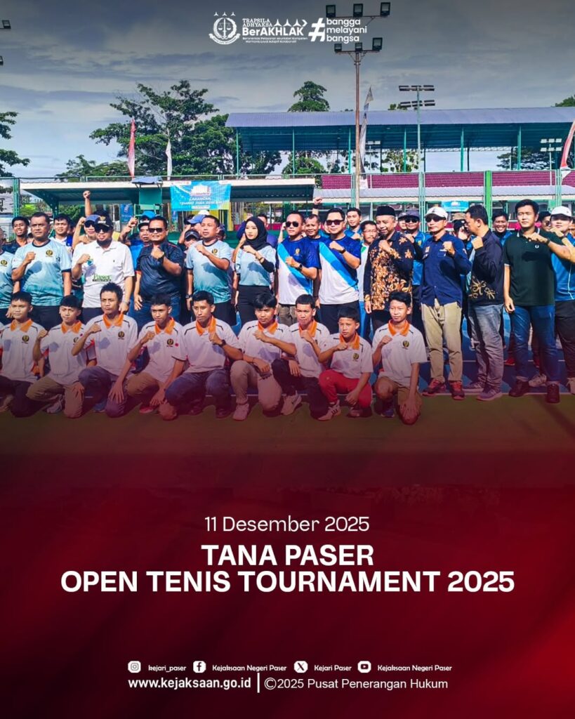 kegiatan Tana Paser Open Tenis Tournament 2025 .