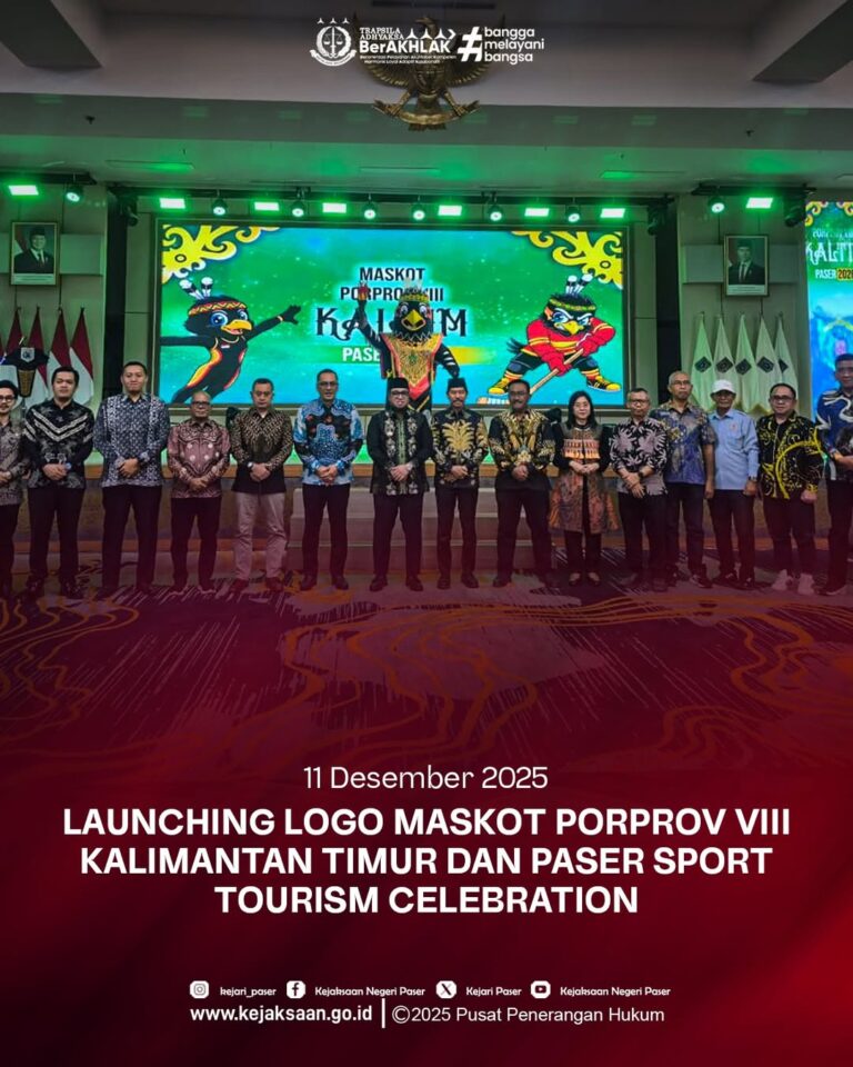 kegiatan Launching Logo Maskot Porprov VIII Kalimantan Timur dan Paser Sport Tourism Celebration.