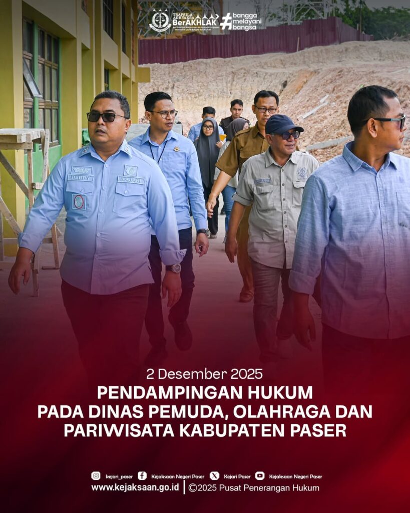 kegiatan Pendampingan Hukum Dinas Pemuda, Olahraga dan Pariwisat Kabupaten Paser.