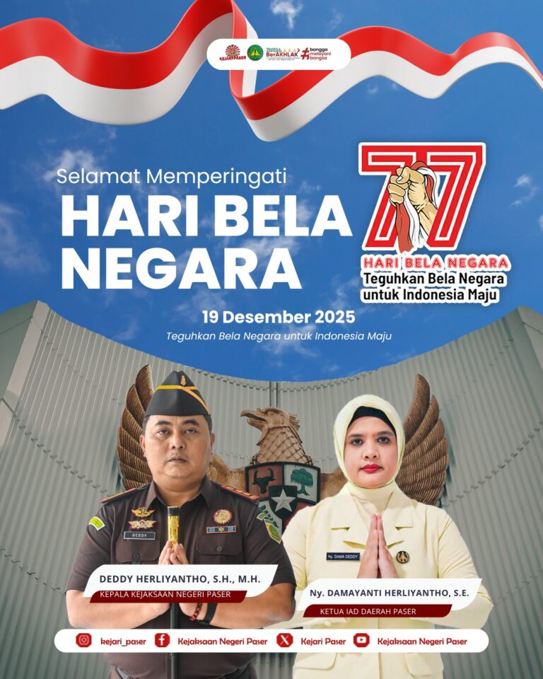Selamat Memperingati Hari Bela Negara ke 77 Tahun 2025
