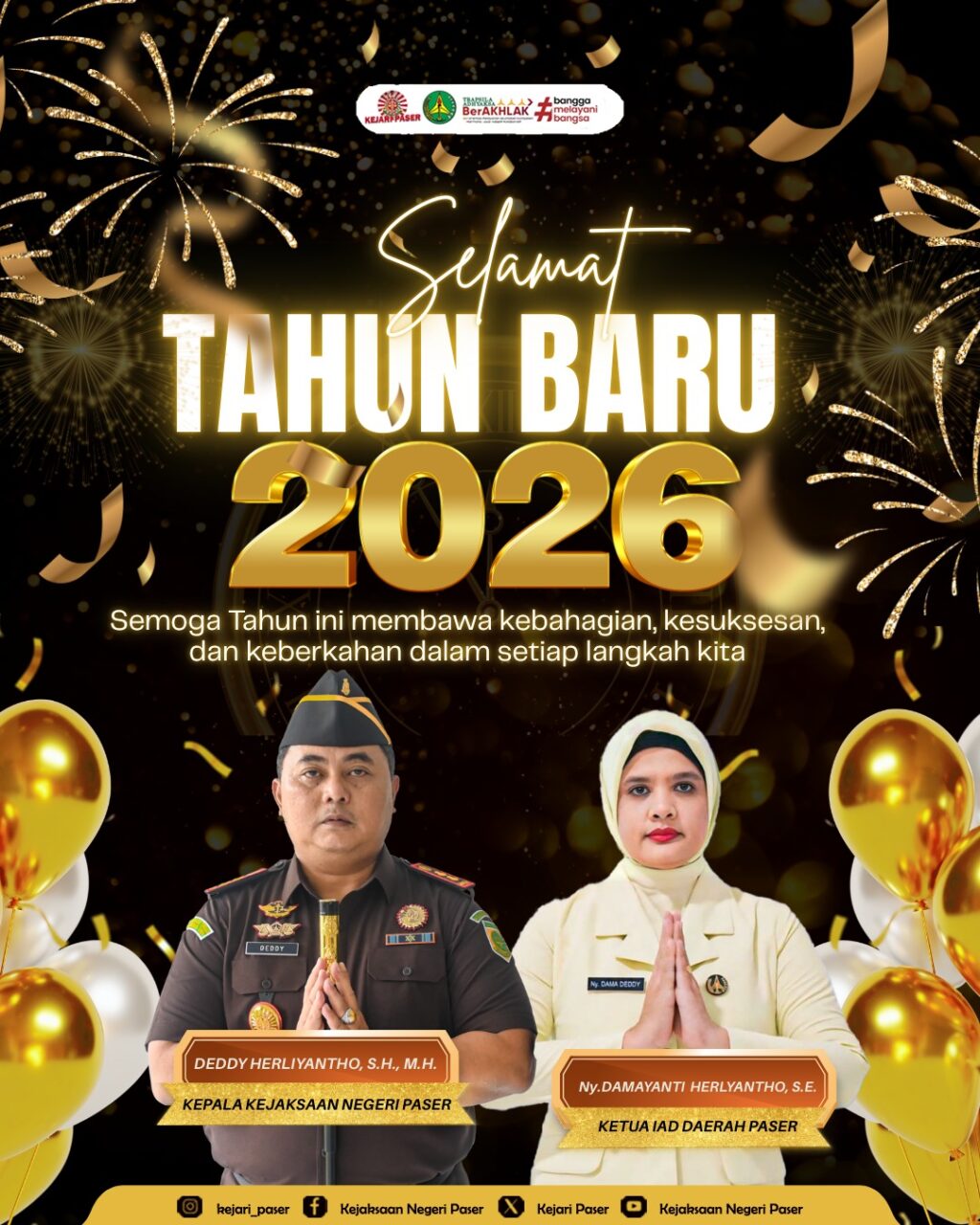 mengucapkan Selamat Tahun Baru 2026